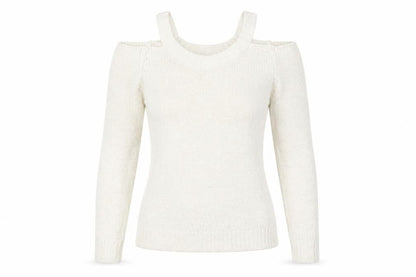 Womens UK Size 10 Brave Soul White Pullover Jumper