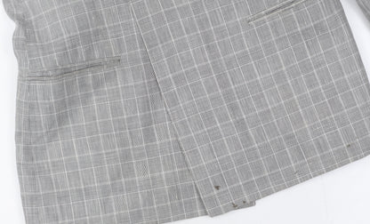 Mens UK Size 36 Topman Regular Grey Suit Jacket