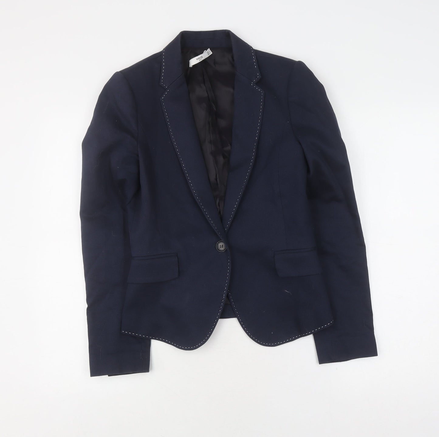 Womens UK Size 6 MNG Regular Blue Blazer