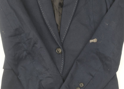 Womens UK Size 6 MNG Regular Blue Blazer