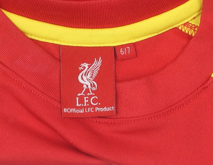 LFC Boys Red Football Jersey 6-7 Years Short Sleeve