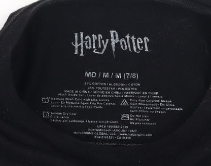 Unisex Adults UK Size M Harry Potter Black  T-Shirt