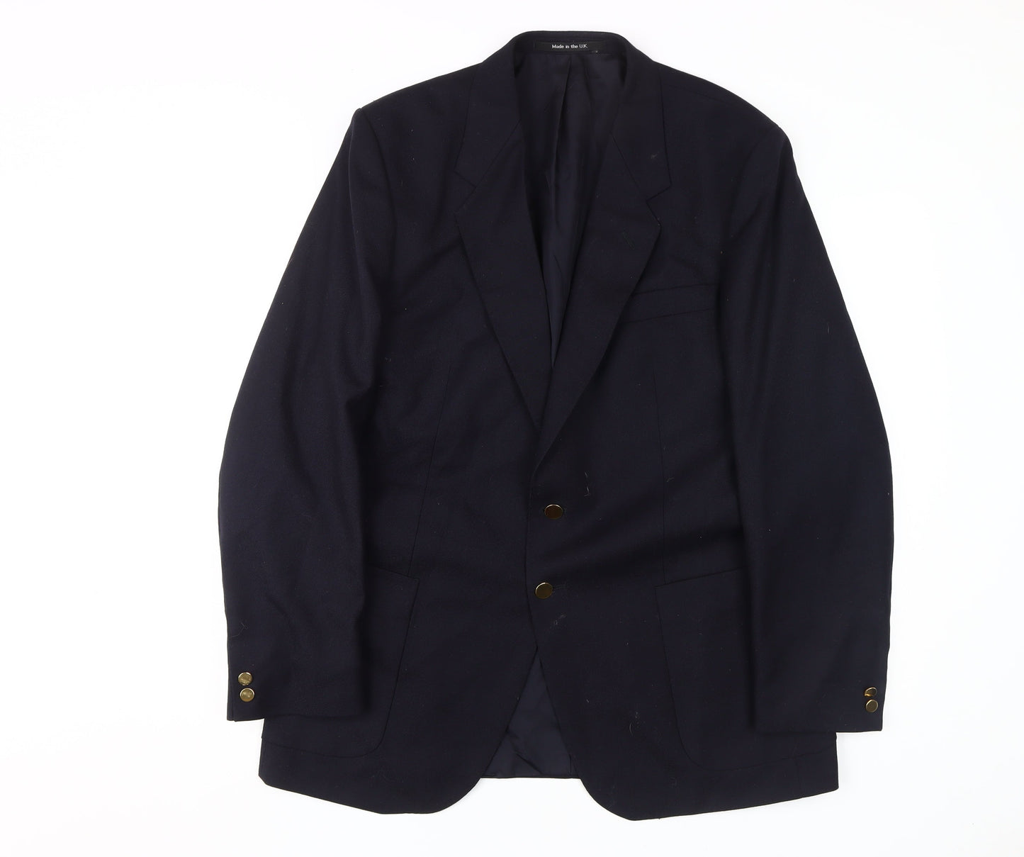 Mens UK Size 42 St Michael Regular Black Suit Jacket