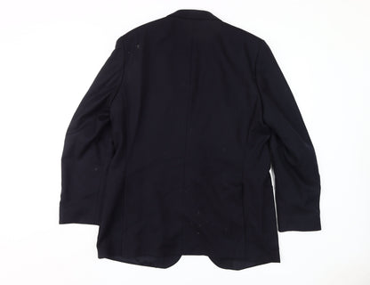 Mens UK Size 42 St Michael Regular Black Suit Jacket