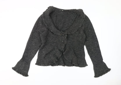 Valerie Bertinelli Women's Grey Cardigan Size L