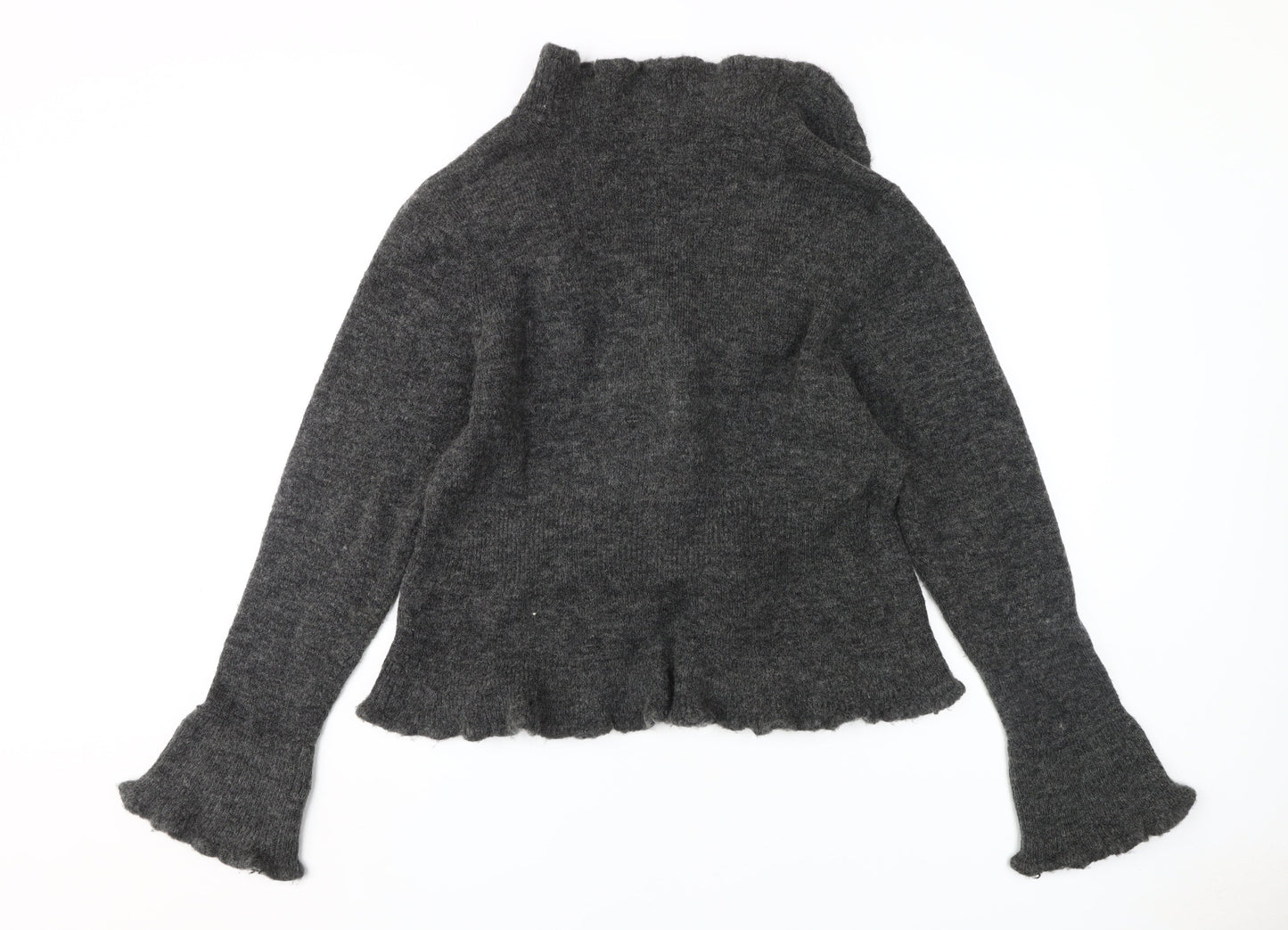 Valerie Bertinelli Women's Grey Cardigan Size L