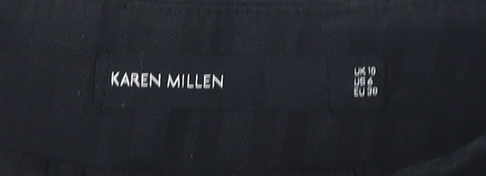 Karen Millen Women's Black A-Line Skirt