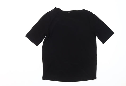 DKNY Women's Black S T-Shirt, Short Sleeve, Casual Wear
