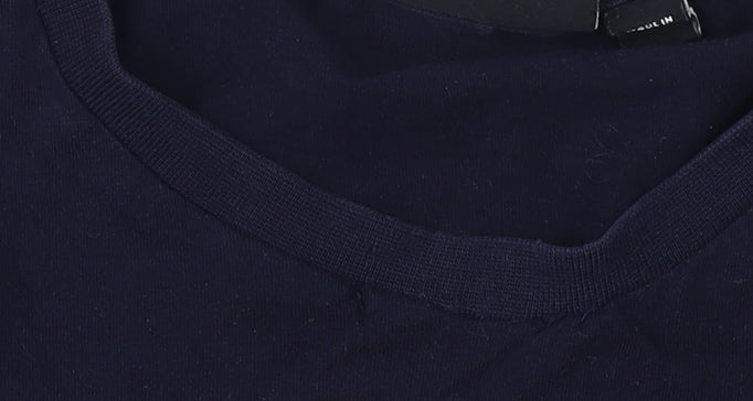 NICCE Men's Blue Logo T-Shirt M, Crew Neck, Cotton, Casual