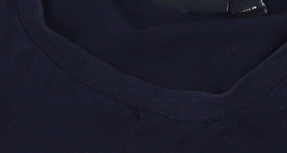 NICCE Men's Blue Logo T-Shirt M, Crew Neck, Cotton, Casual