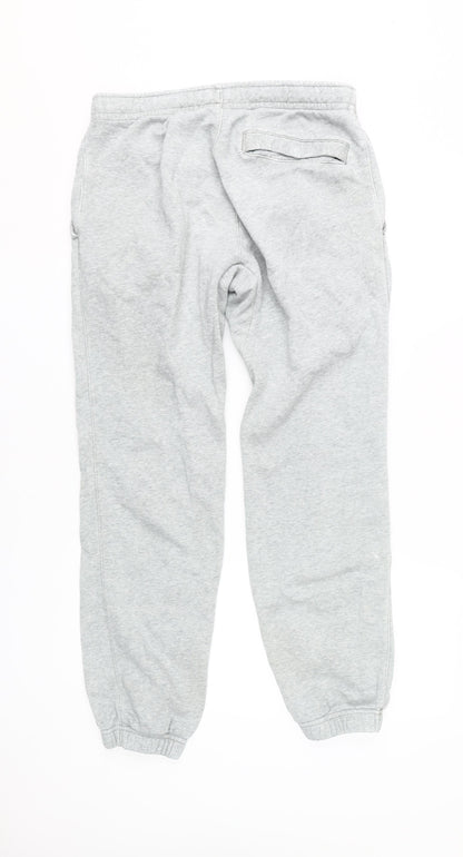 Nike Men's Grey Joggers Small Size Elastic Waist
