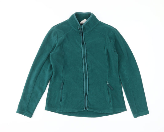 Mountain Warehouse Women's Green Fleece Jacket Size 10