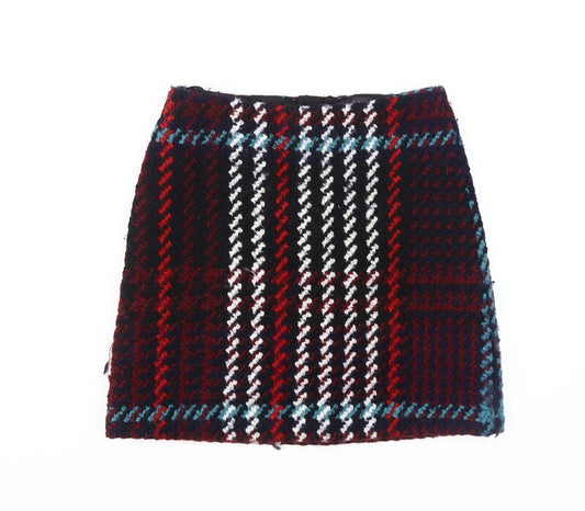 Marks and Spencer Women's Multicoloured Plaid Skirt Size 10