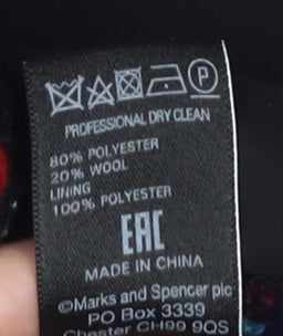 Marks and Spencer Women's Multicoloured Plaid Skirt Size 10