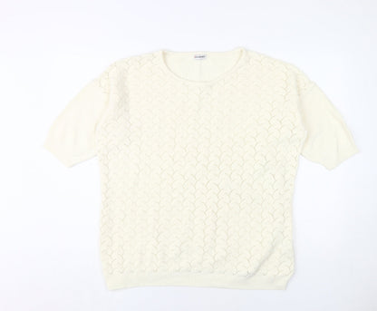 Womens UK Size L Damart Ivory Pullover Jumper