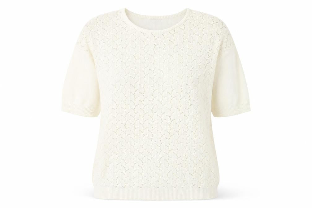 Womens UK Size L Damart Ivory Pullover Jumper