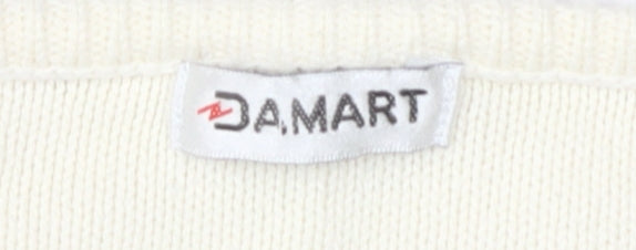 Womens UK Size L Damart Ivory Pullover Jumper