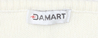 Womens UK Size L Damart Ivory Pullover Jumper