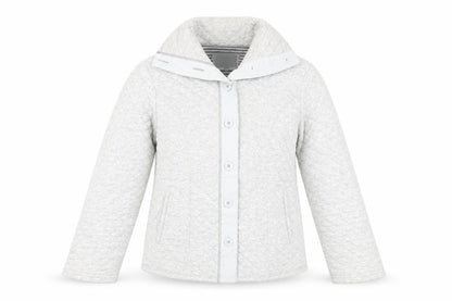 Womens UK Size M Per Una Grey Quilted Coat