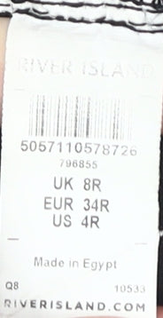 River Island Women's Black Skinny Jeans - Size 8