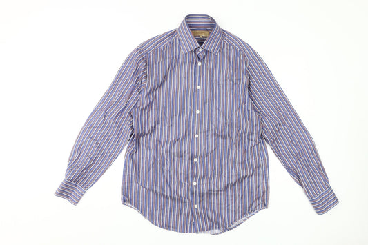 Mens UK Collar Size S Marks and Spencer Smart Multicoloured  Dress Shirt