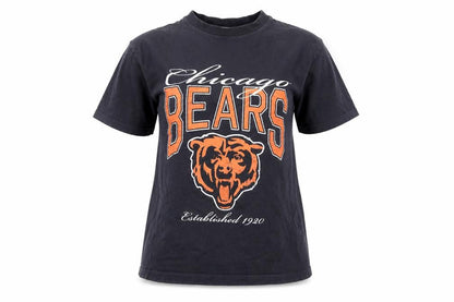 Front view of H&M unisex chicago bears black t-shirt, size M