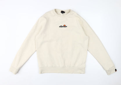 Ellesse Women’s Ivory Pullover Sweatshirt Size 10