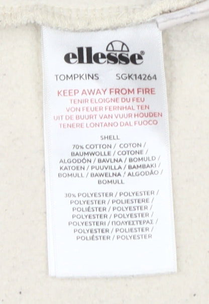 Ellesse Women’s Ivory Pullover Sweatshirt Size 10