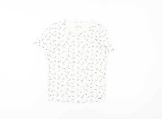 Womens UK Size XS Hollister Ivory  T-Shirt
