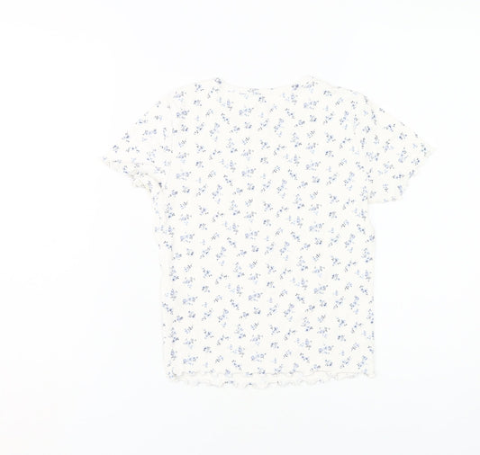 Womens UK Size XS Hollister Ivory  T-Shirt