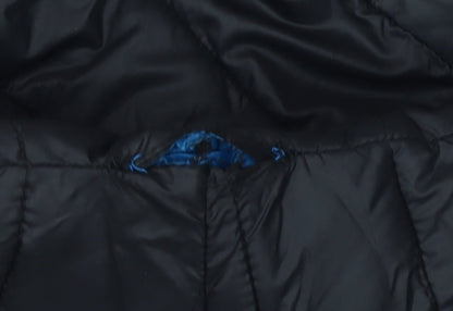 Mens UK Size L JACK & JONES Black Puffer Jacket