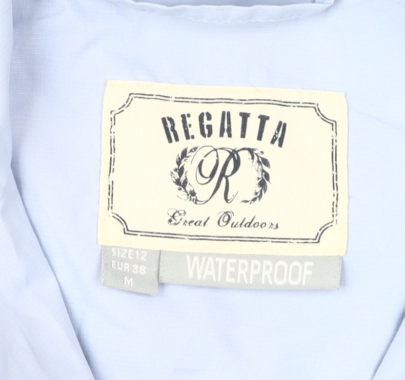 Womens UK Size 12 Regatta Blue Rain Coat