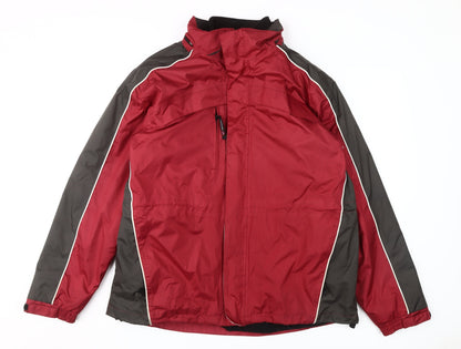 Mens UK Size L Snowdonia Red Puffer Jacket
