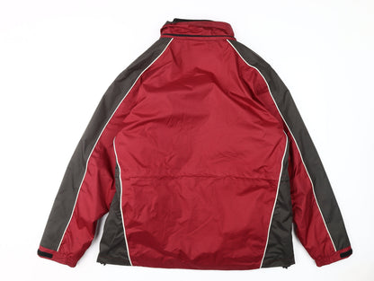 Mens UK Size L Snowdonia Red Puffer Jacket