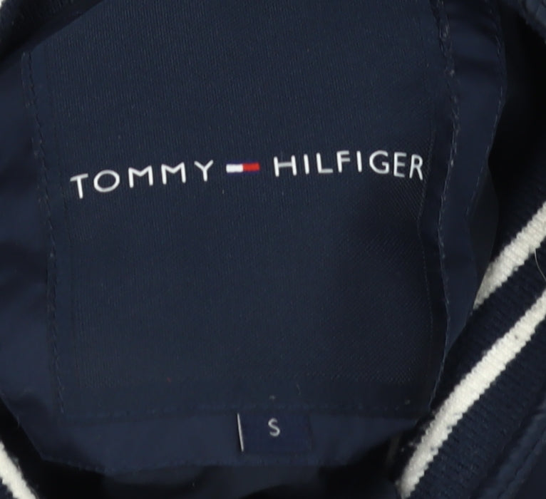 Unisex Adults UK Size S Tommy Hilfiger Blue Quilted Coat