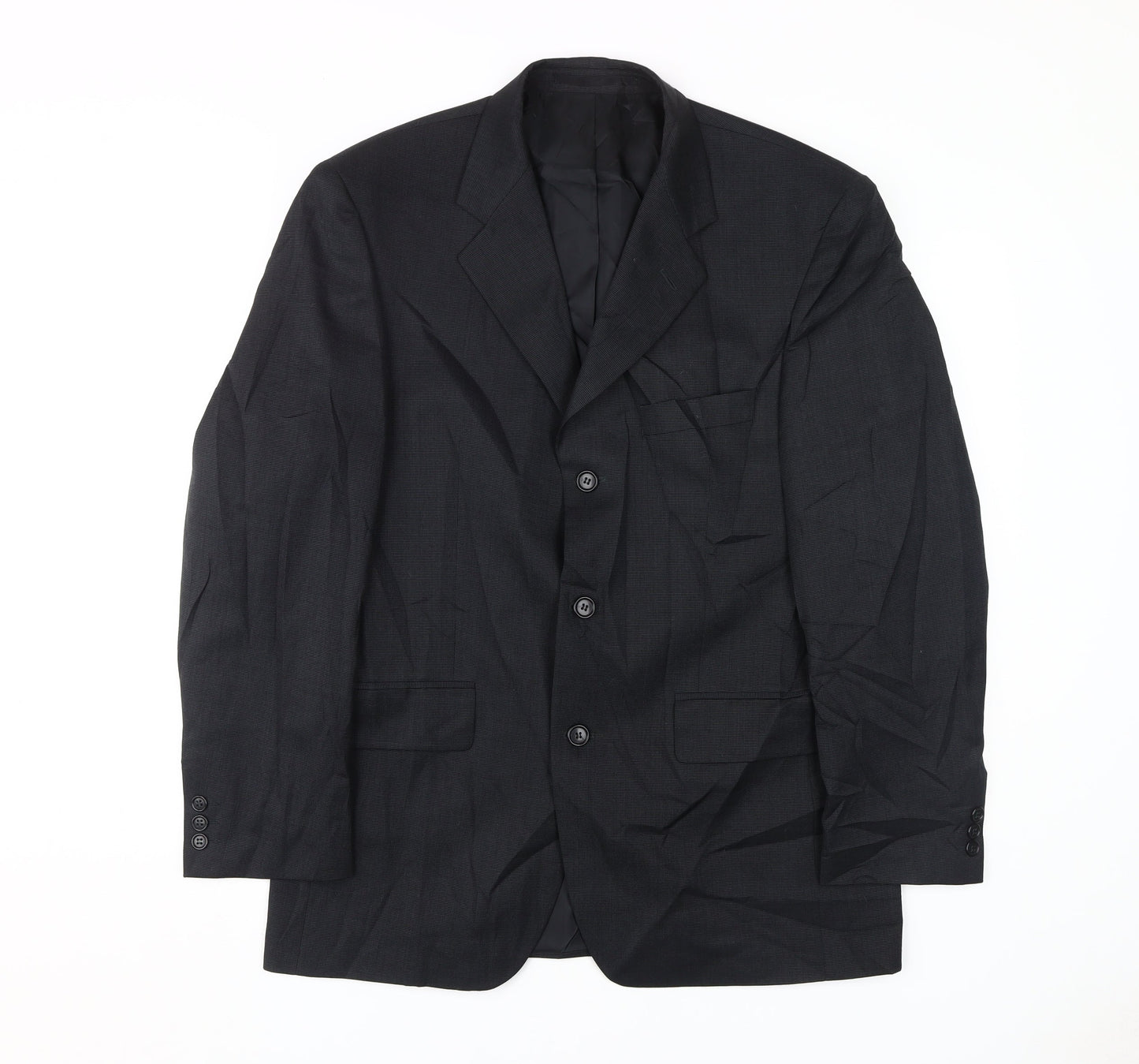 Mens UK Size 40 Burton Regular Black Suit Jacket