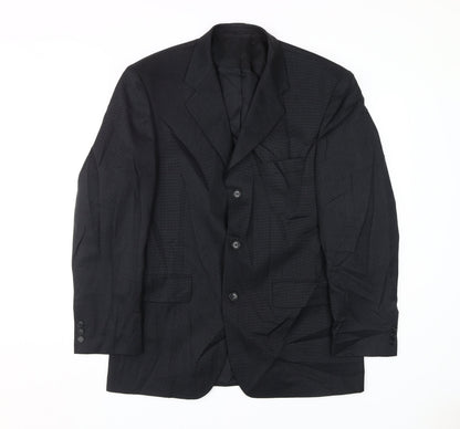 Mens UK Size 40 Burton Regular Black Suit Jacket