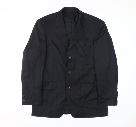 Mens UK Size 40 Burton Regular Black Suit Jacket