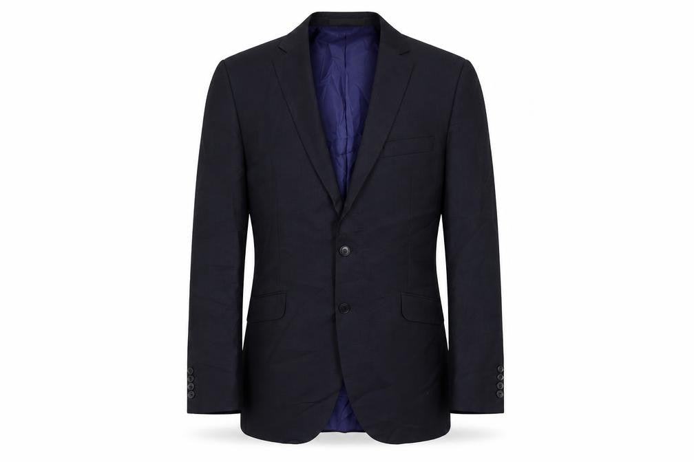 Mens UK Size 42 Marks and Spencer Regular Blue Suit Jacket