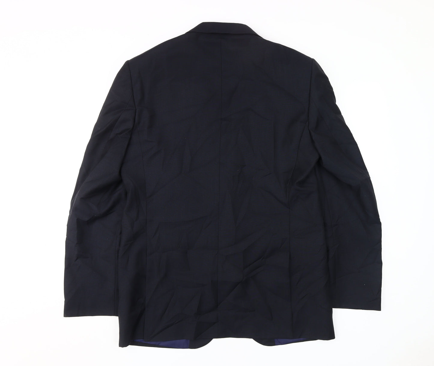 Mens UK Size 42 Marks and Spencer Regular Blue Suit Jacket
