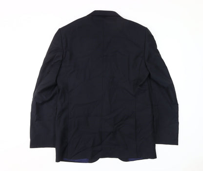 Mens UK Size 42 Marks and Spencer Regular Blue Suit Jacket