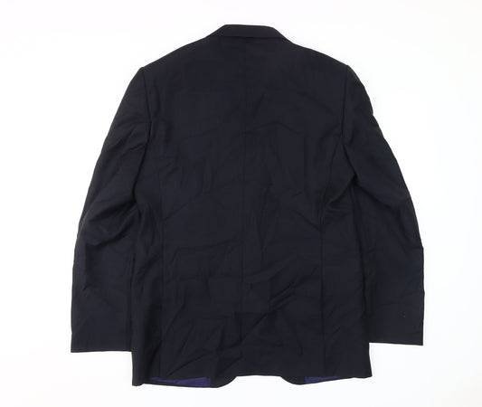 Mens UK Size 42 Marks and Spencer Regular Blue Suit Jacket