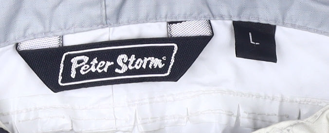 Unisex Adults UK Size L Peter Storm White Anorak Coat