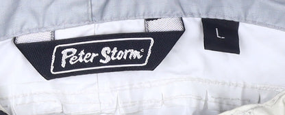 Unisex Adults UK Size L Peter Storm White Anorak Coat