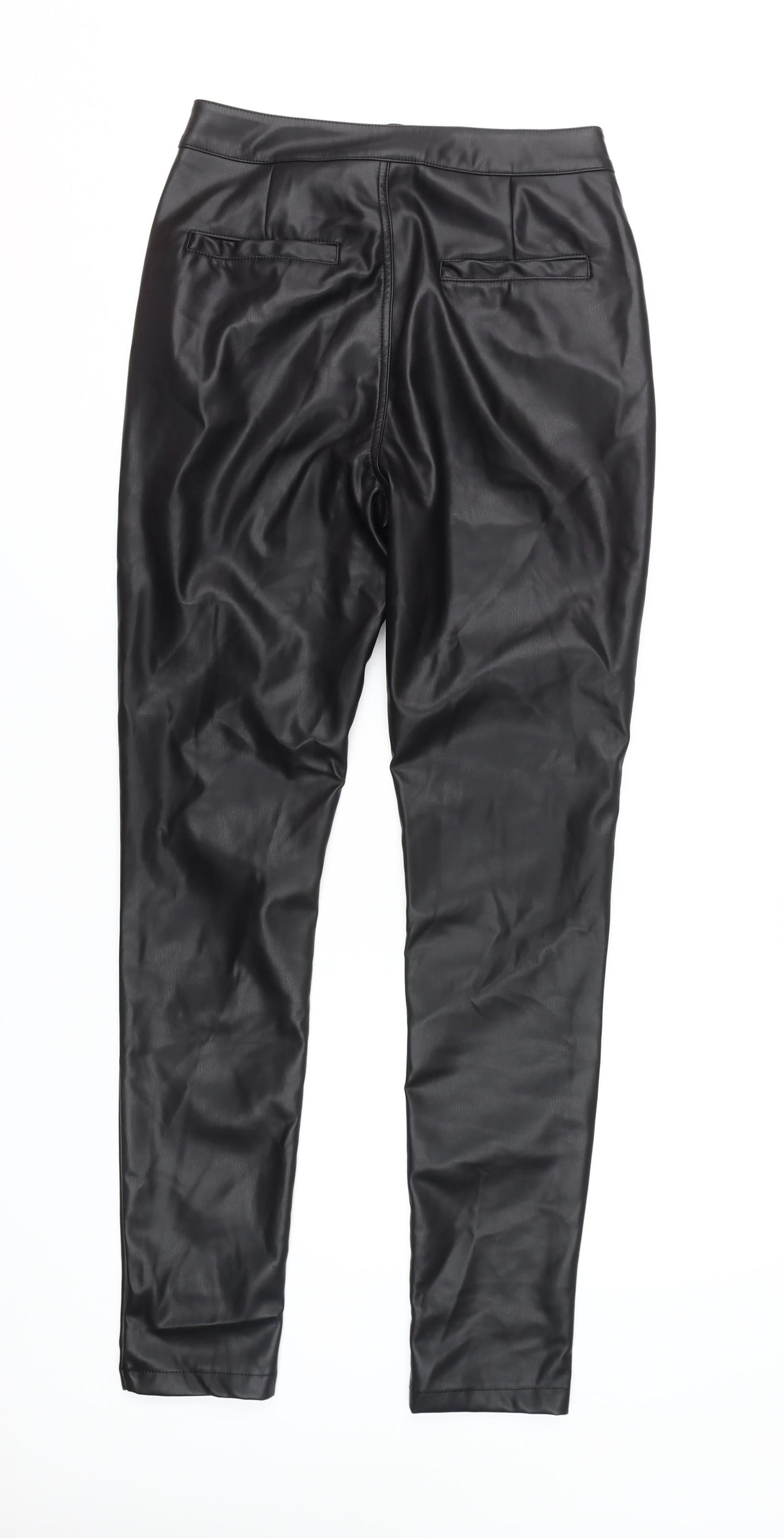 Womens UK Size 10 PRETTYLITTLETHING   Black Trousers