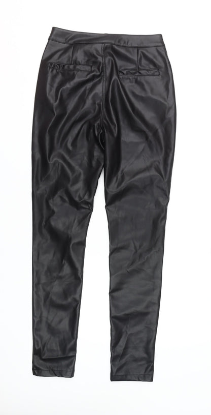 Womens UK Size 10 PRETTYLITTLETHING   Black Trousers