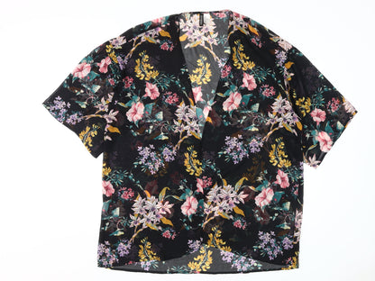 Womens UK Size L H&M Multicoloured Kimono Blouse