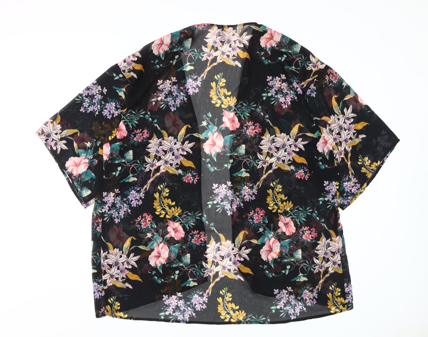Womens UK Size L H&M Multicoloured Kimono Blouse