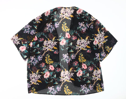 Womens UK Size L H&M Multicoloured Kimono Blouse