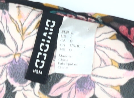 Womens UK Size L H&M Multicoloured Kimono Blouse